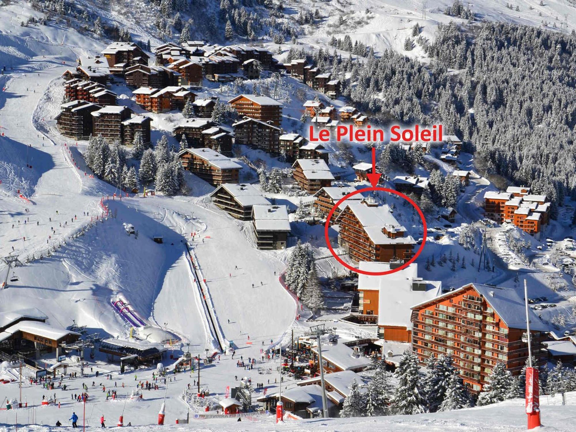 Appartement Ensoleille Avec Tv, Proche Pistes Et Commerces, Residence Plein Soleil, Les Allues - Fr-1-182-18 Μεριμπέλ Εξωτερικό φωτογραφία